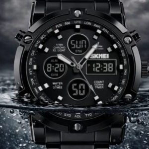Skmei 1389 Waterproof Stainless Steel Digital Watch