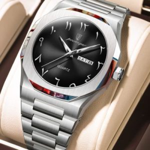 Poedagar 830 Arabic Dial Quartz Men’s Watch