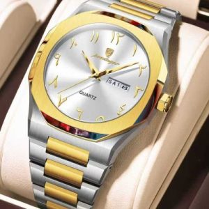 Poedagar 830 Men’s Arabic Dial Quartz Watch