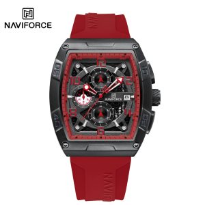 Naviforce 8052 –Red Chronograph Men’s Watch