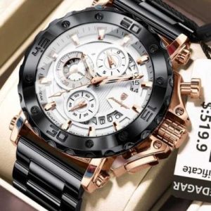 POEDAGAR 892 Oversized Men’s Quartz Watch